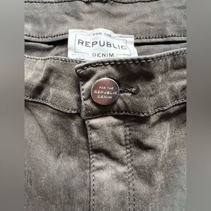 For The Republic Woven Jeans Pants in Ash 8/28